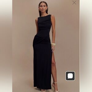 Elegant Black Evening Gown